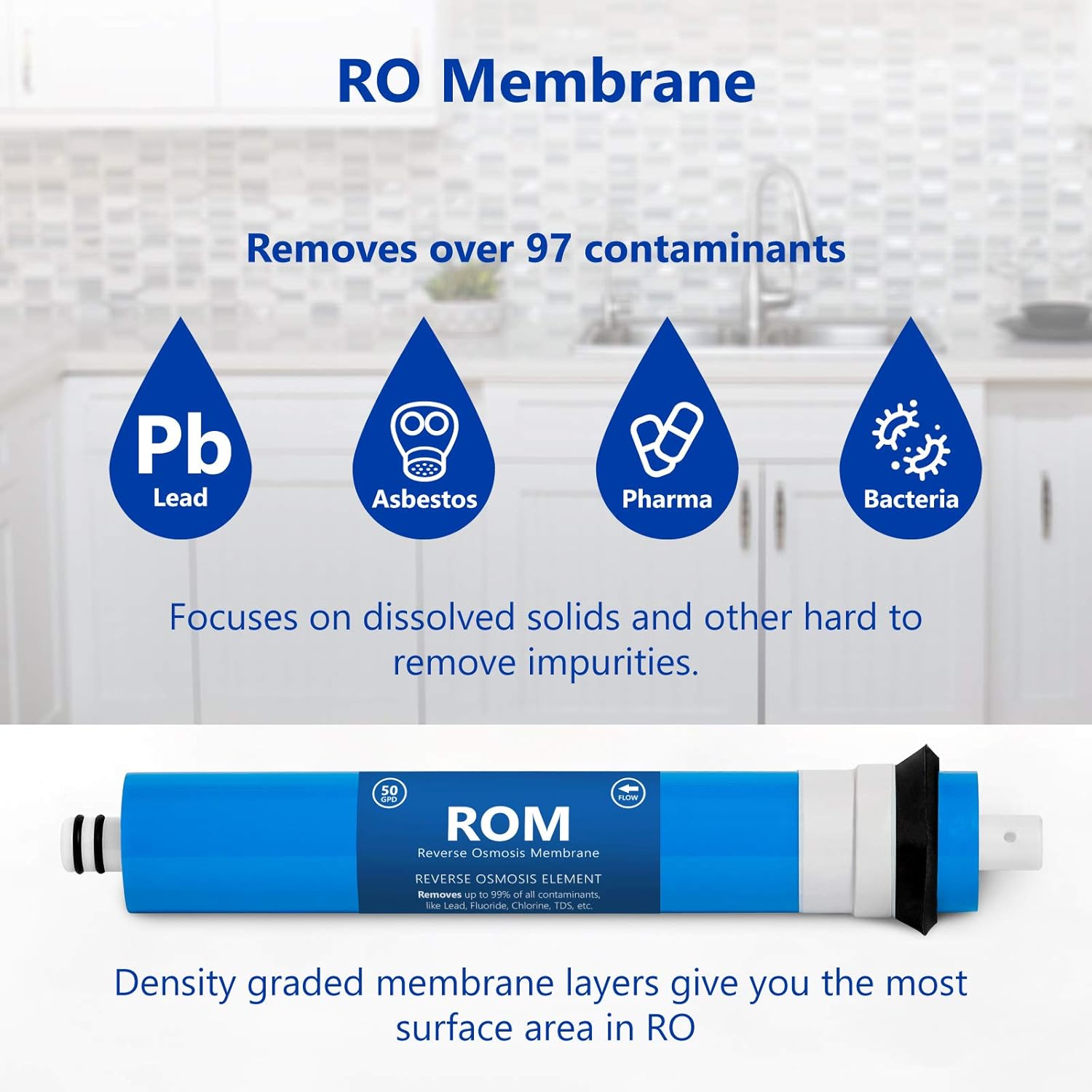 Express Water – 3 Year Reverse Osmosis System Replacement Filter Set – 23 Filters with 50 GPD RO Membrane, Carbon GAC, ACB, PAC Filters, Sediment SED Filters – 10 inch Size Water Filters: Home Improvement