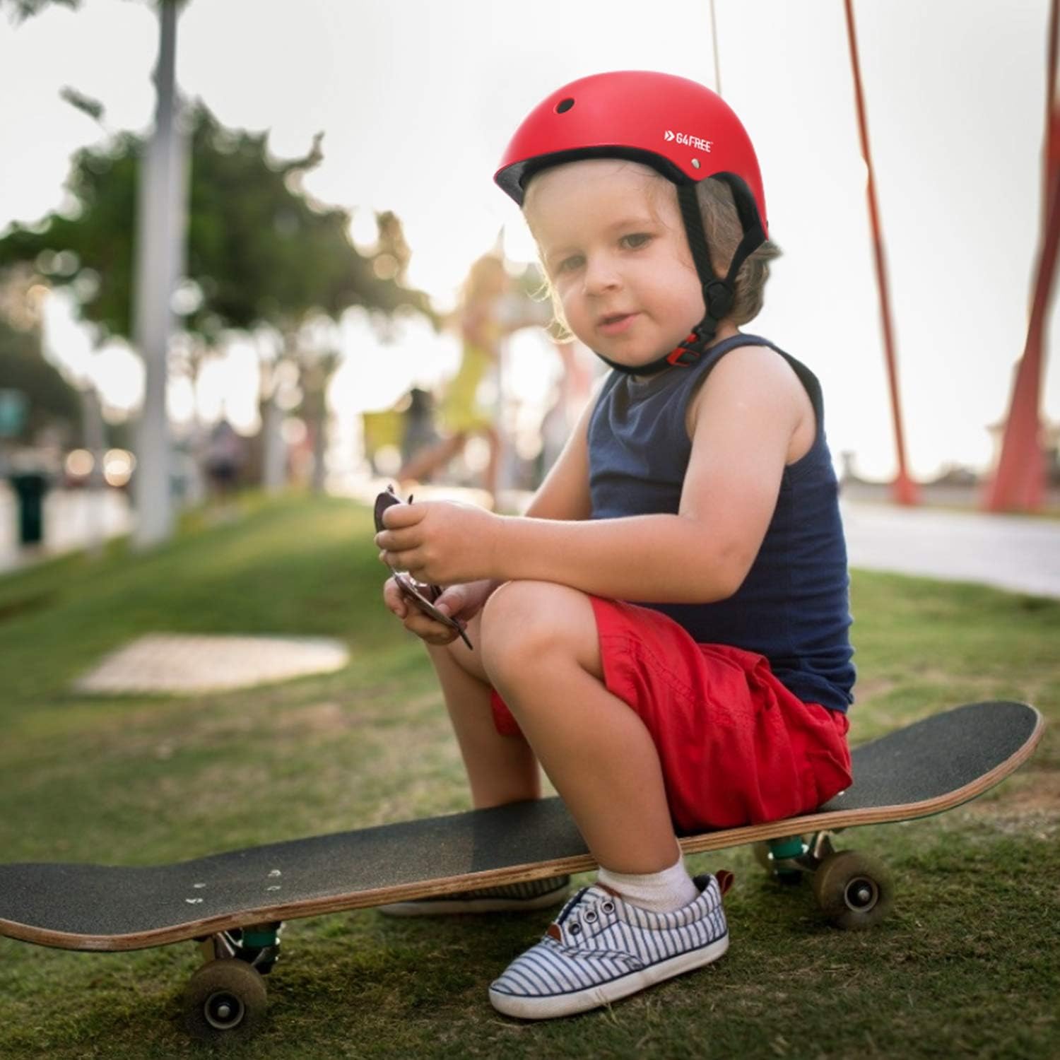 G4Free Kids Adults Skateboard Bike Helmet for Women Men Durable Impact Resistance Multi Sports Roller Skate Cycling Scootes Helmet : Sports & Outdoors