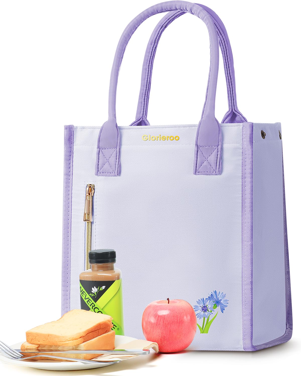 Photo 1 of GLORIEROO Lunch Box Bag Women Girls - Insulated Leakproof Waterproof Lightweight Reusable Cooler for Work Picnic - Back to School Teacher Mothers Day Christmas Birthday Gifts