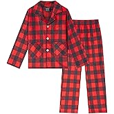 HiddenValor Big Boys Cotton 2 Piece Pajama Set for Girls Kids