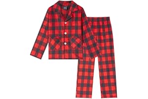 HiddenValor Big Boys Cotton 2 Piece Pajama Set for Girls Kids