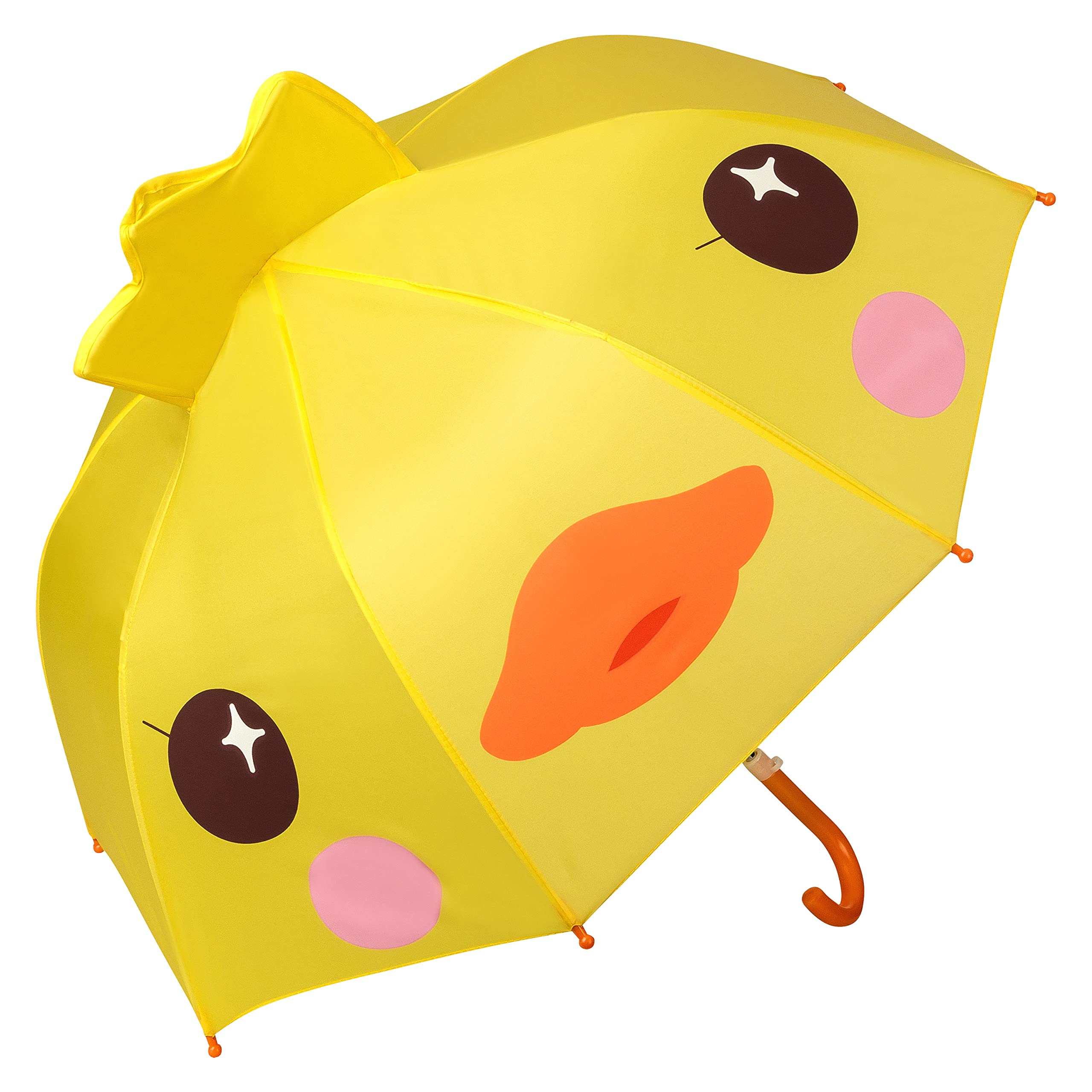VON LILIENFELD® Umbrella Children Chick Little Bird Boys Girls Kids Lightweight Cute Motif 3-D up to Age 8