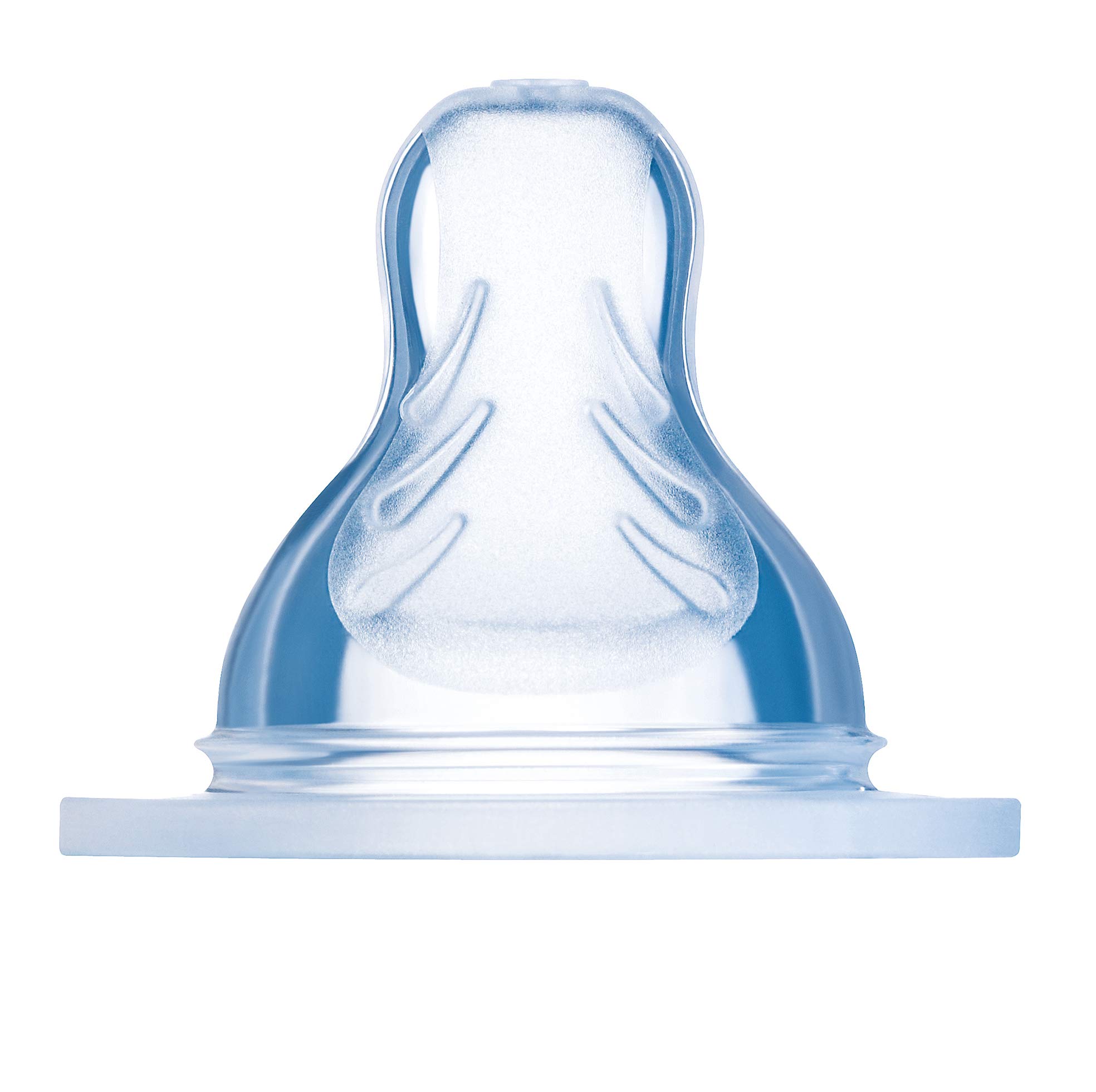 MAM - Set of 2 Size 4 Anti Colic Baby Bottle Teats,4+ months