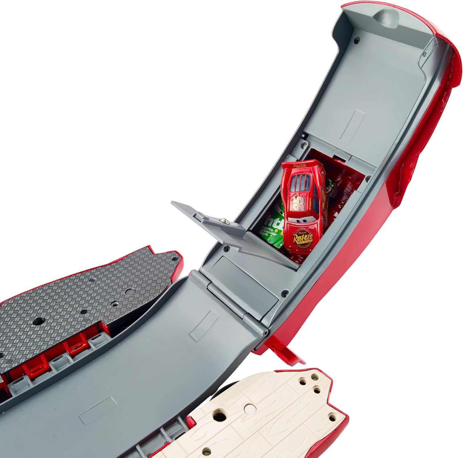 disney pixar cars transforming lightning mcqueen playset