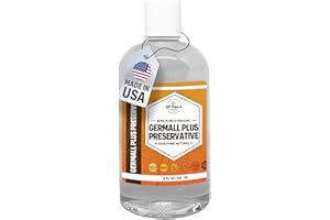33RD PARALLEL SOAP CO. GERMALL Plus Preservative Liquid (2 oz) Paraben-Free; Formaldehyde-Free; Water & Oil Soluble | Suitable for Soap Making, Lotions, Conditioners, Creams | Keeps Products Fresh & Safe | 2 Ounces