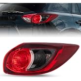 JSBOYAT Halogen Tail Light Assembly for 2013-2016 Mazda CX-5 w/Bulbs | Halogen Outer Taillights Tail Lamp, Right Passenger Side