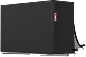 LXKCKJ Air Conditioner Cover for Outside Units - 420D Waterproof Heavy Duty Fabric Winter AC for Window Unit - Weather/UV Resistant Covers Fits AC Condensing HVAC Unit (Black,40L X16W X30H)