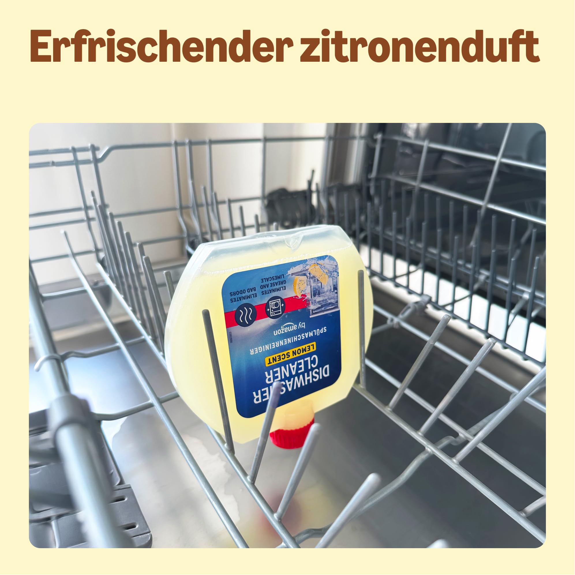 byAmazon Geschirrspülerreiniger, Zitrone, 250 ml 3