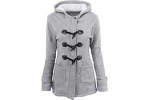 JEGULV Womens Winter Coats Thicken Fleece Lined Parka Anoraks Jackets Snow Warm Puffer Jacket Outwear With Hooded