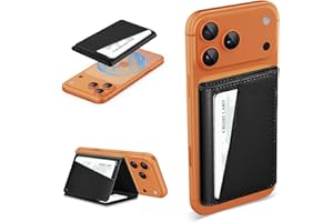 for MagSafe Wallet, Strongest Magnetic Card Holder for iPhone 17/16/15/14/13/12 Series, Minimalist Leather Trifold Magnetic W