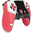 TALONGAMES Controller Grip Tapes Compatible with PS5 DualSense Edge, Ultra Version Anti Slip Tape, Sweat Absorbent, Skin kit, Compatible with PlayStation 5 Edge Grips, Buttons, Trigge, D-pad Red