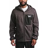 Reebok Men's Sweater Jacket - Fleece Lined Weather Resistant Insulated Outerwear - Cozy Sweater Jackets for Men (Sizes:M-XXL)