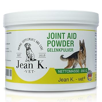 Jean K. - vet® Nahrungsergänzung fu?r den Hund - [200g] Futterergänzungsmittel zur Unterstu?Tzung des Gelenkstoffwechsels bei