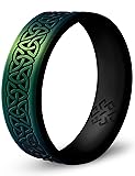 Knot Theory Trinity Silicone Ring Men and Women
