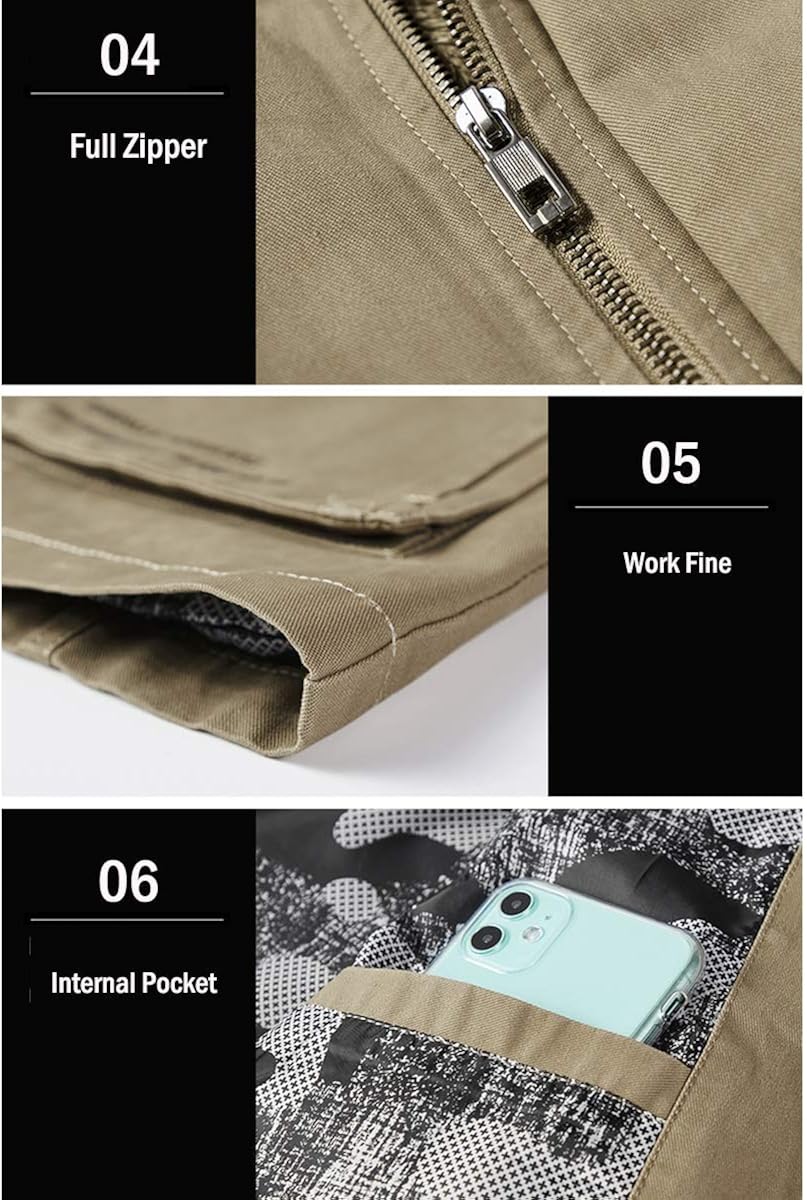 Vcansion Men's Cotton Military Windbreaker Jacket with Hood Trench Coat at  Men’s Clothing store