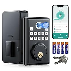 CAMCAMP Fingerprint Door Lock, Keyless Entry Door