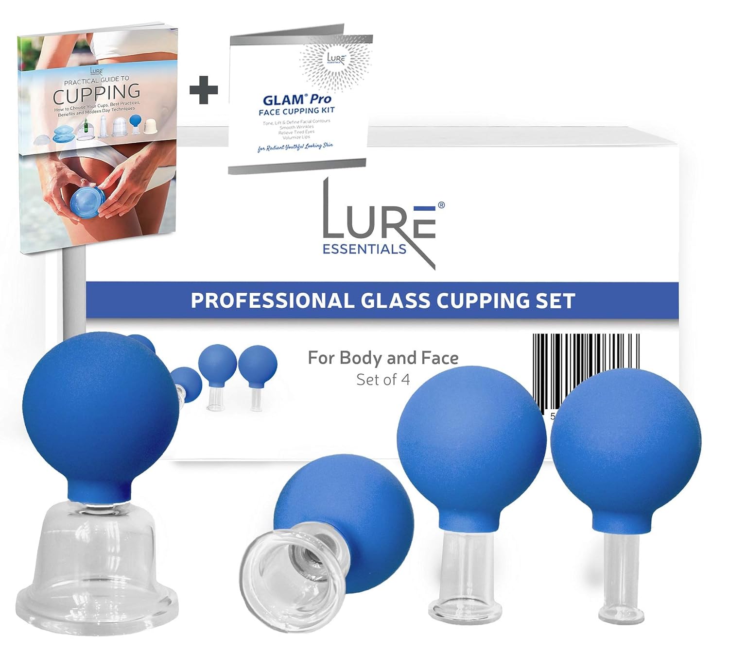 Amazon.com: Face & Body Glass Cupping Therapy Set for Face Cupping Facial -  Cellulite and Body Shaping - Best Quality in Class Vacuum Massage Cups ...