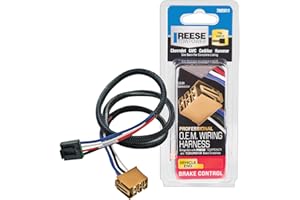 REESE Towpower 7805011 Trailer Brake Controller OEM Style Brake Wiring Harness for Vehicle & Brake Control Ends, Compatible with REESE and Tekonsha Brake Controllers