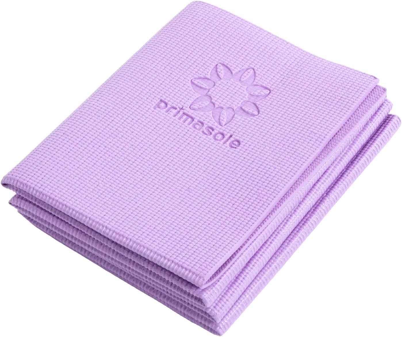 PRIMASOLE Folding Yoga Travel Pilates Mat 1/4 Thick Easy to Carry to Class Beach Park Travel Picnics Quartz Purple Color PSS91NH049A: Sports & Outdoors