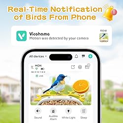 birdsnap® MON - Smart Bird Feeder with Camera, 2K