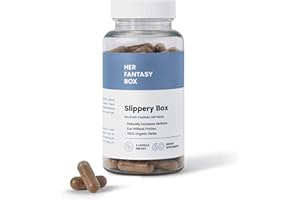 Her Fantasy Box Slippery Box Feminine Care for Vaginal Health | Feminine Care for Women, 60 Fast-Acting Capsules