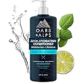 Oars + Alps Men's Sulfate Free Conditioner, Infused with Kelp and Algae Extracts, Fresh Ocean Splash, 32 Fl Oz