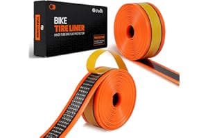 CNCLOL CNC Bike Tire Liners,Road Bike Puncture Proof Tire Liner,Mountain Bicycle Inner Tube Flat Protector-Self Adhesive Compatible with 18 20 24 26 27.5 28 29 MTB Tires and Road/Gravel Bike 700c Tires.