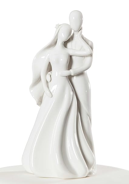 Amazon Com Wedding Collectibles Silhouette Of Love Cake Topper