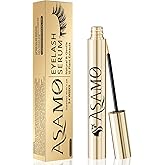 BRIGHT GOLD Eyelash Growth Serum – 15 Plant Extracts for Longer, Denser & Robust Lashes, Boosts Natural Lash Development, Enhances Natural Beauty, Hypoallergenic & Oil Free