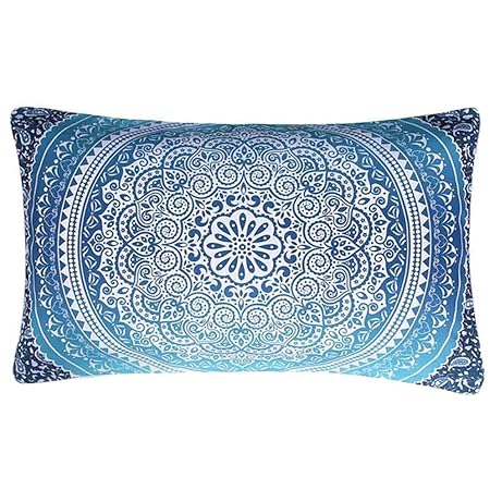 Indexp Mandala Printing Rectangle Pillowcase Indian Bohemian