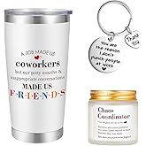 NXPOY Coworker gifts for women, Emplloyee Aprreciation gifts, Christmas gift for collegues, 20oz Tumbler secent candle