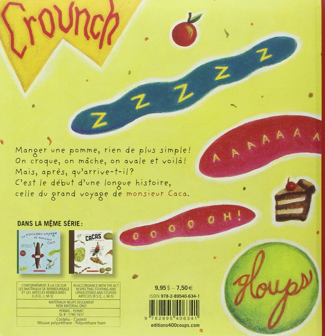 Amazon Com Le Grand Voyage De Monsieur Caca Delaunois Angele Lafrance Marie Libros