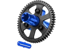 RCMYou 57T Slipper Clutch 0.8 Pitch Upgrades Part for 1/10 Arrma Granite Senton Vorteks Big Rock 3S/Kraton Outcast 4S 1/8 Typhon 3S,Metal Slipper Clutch Hop Ups,Replace ARA310948,Navy Blue