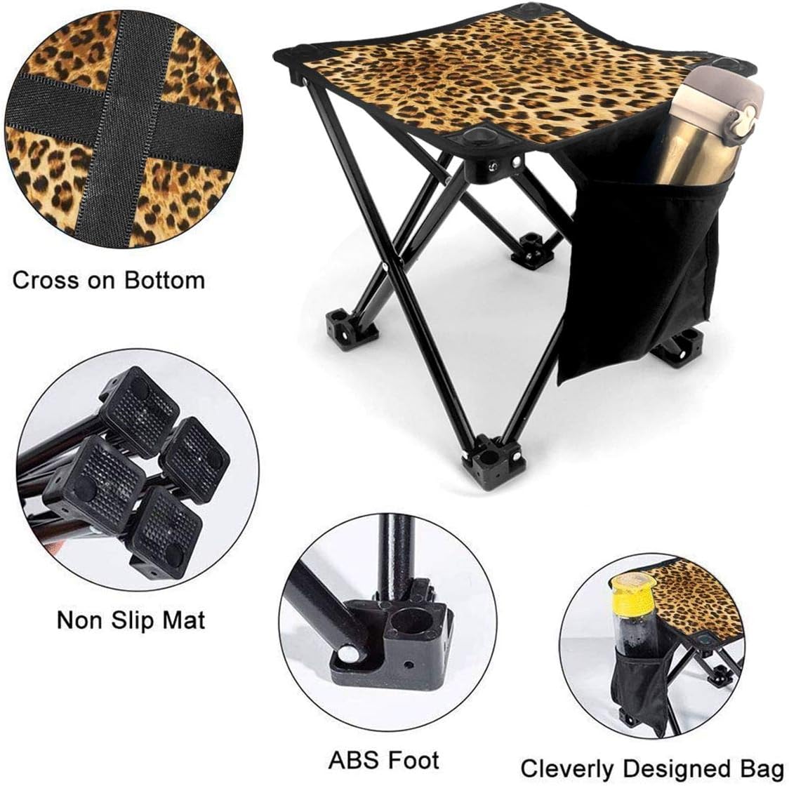 leopard print camping chair