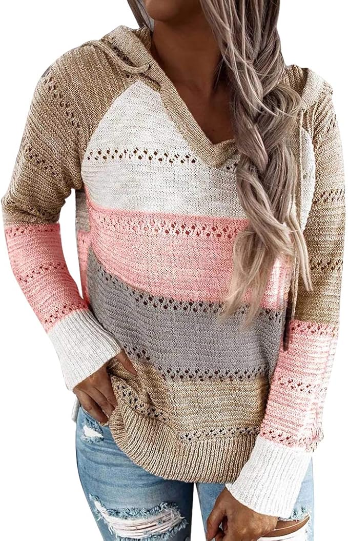 womens knitted hoodie uk