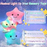 NYOBABE Sensory Toy Star Plush Sleep Aid Lights Music Blue view 5