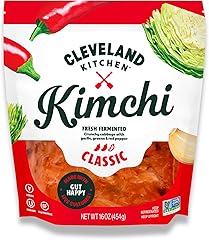 Cleveland Kitchen Classic Kimchi - Lightly Fermented Vegetables, Crunchy & Delicious with a Hint of Spicy, Live & Natural Pro