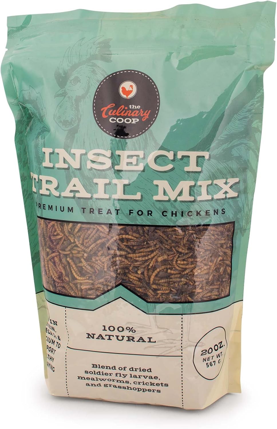 Fluker's Culinary Coop Chicken Treats - Dried Insect Trail Mix