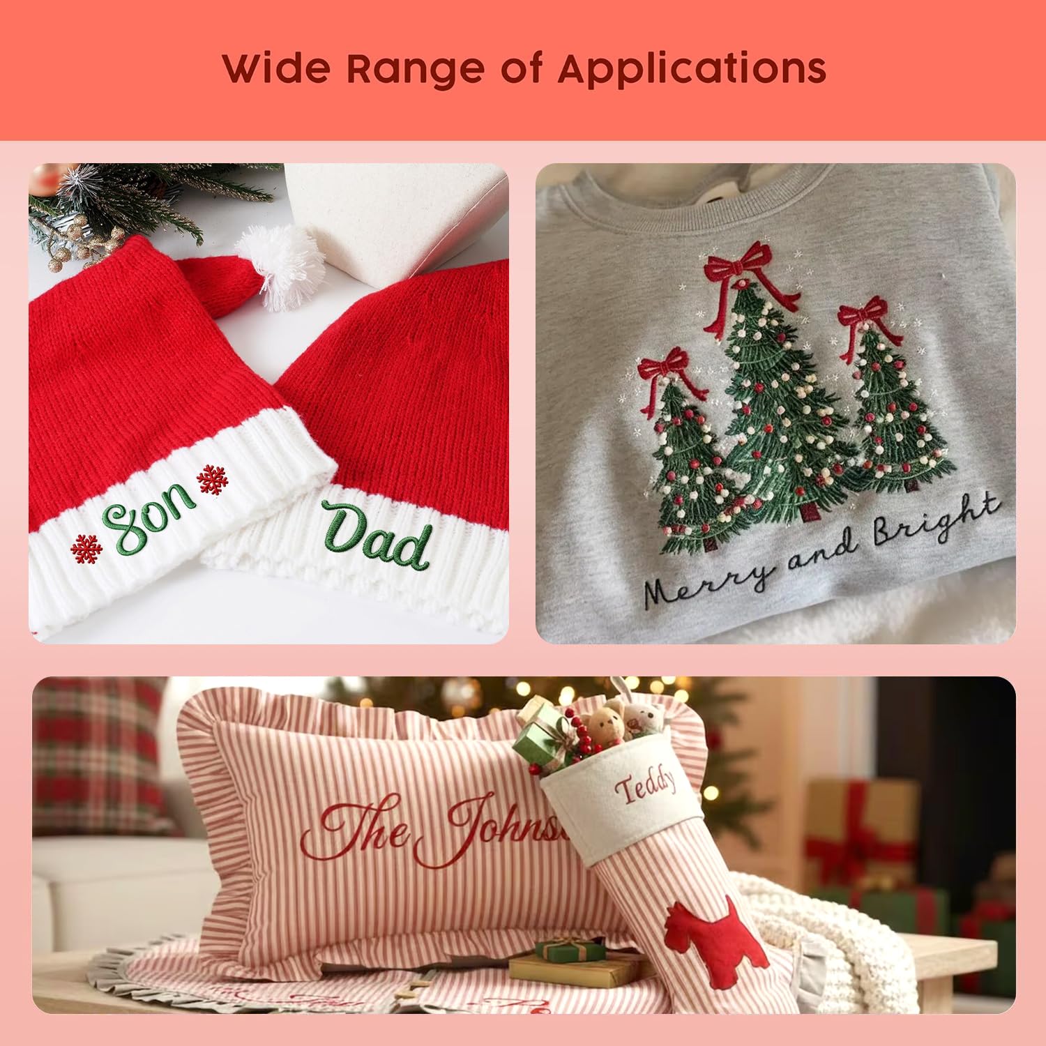 Poolin EOC05 Embroidery Machine Maximum Embroidery Area 4x9.25inch, 7 Inch Touch Screen Comes with WiFi Design Transfer, Includes All Accessories Supplies and Training for Beginners