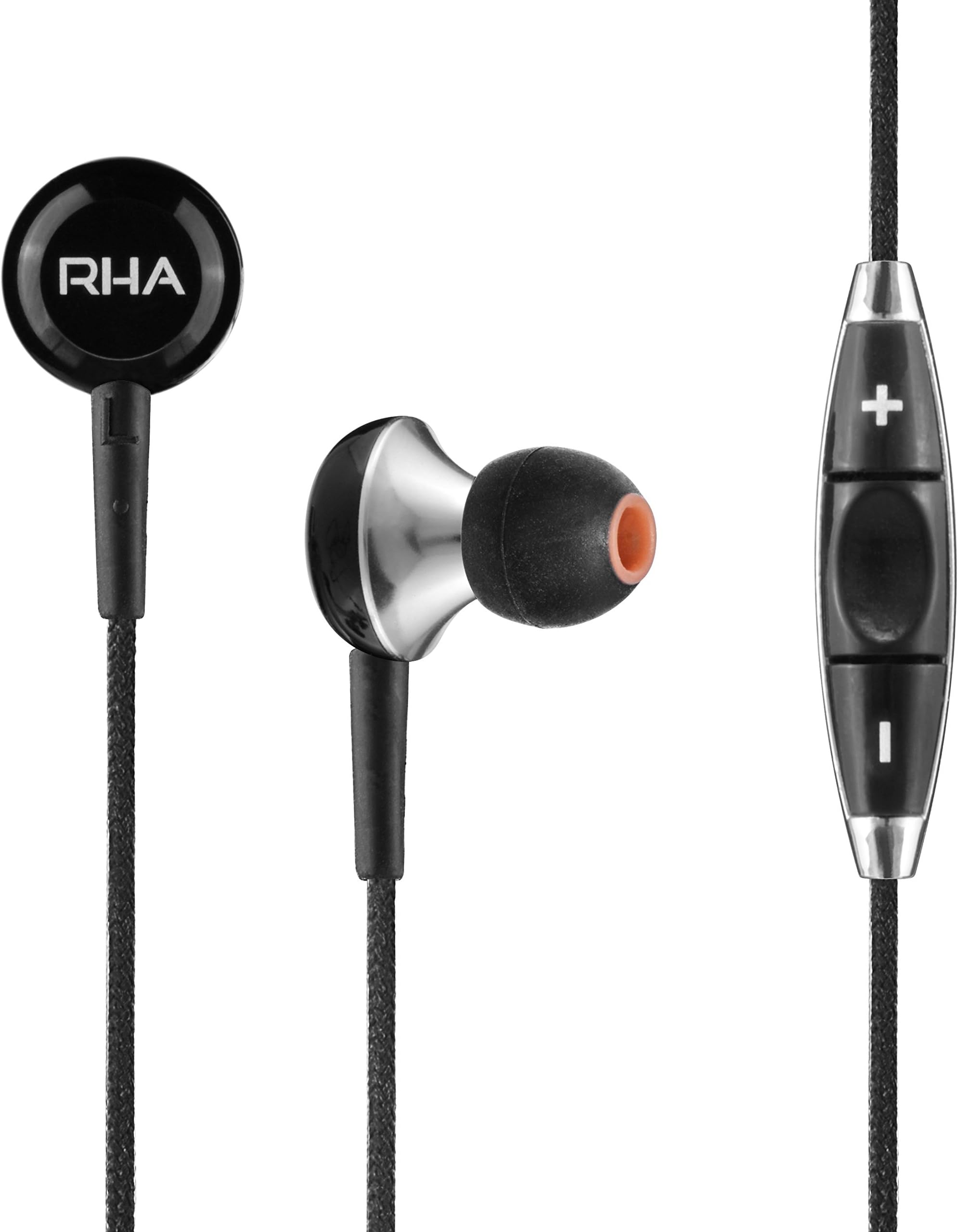 RHA MA450i Noise Isolating Earphones with Remote Control and Microphone