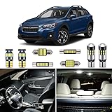 AUTOGINE White LED Interior Lights Kit for Subaru