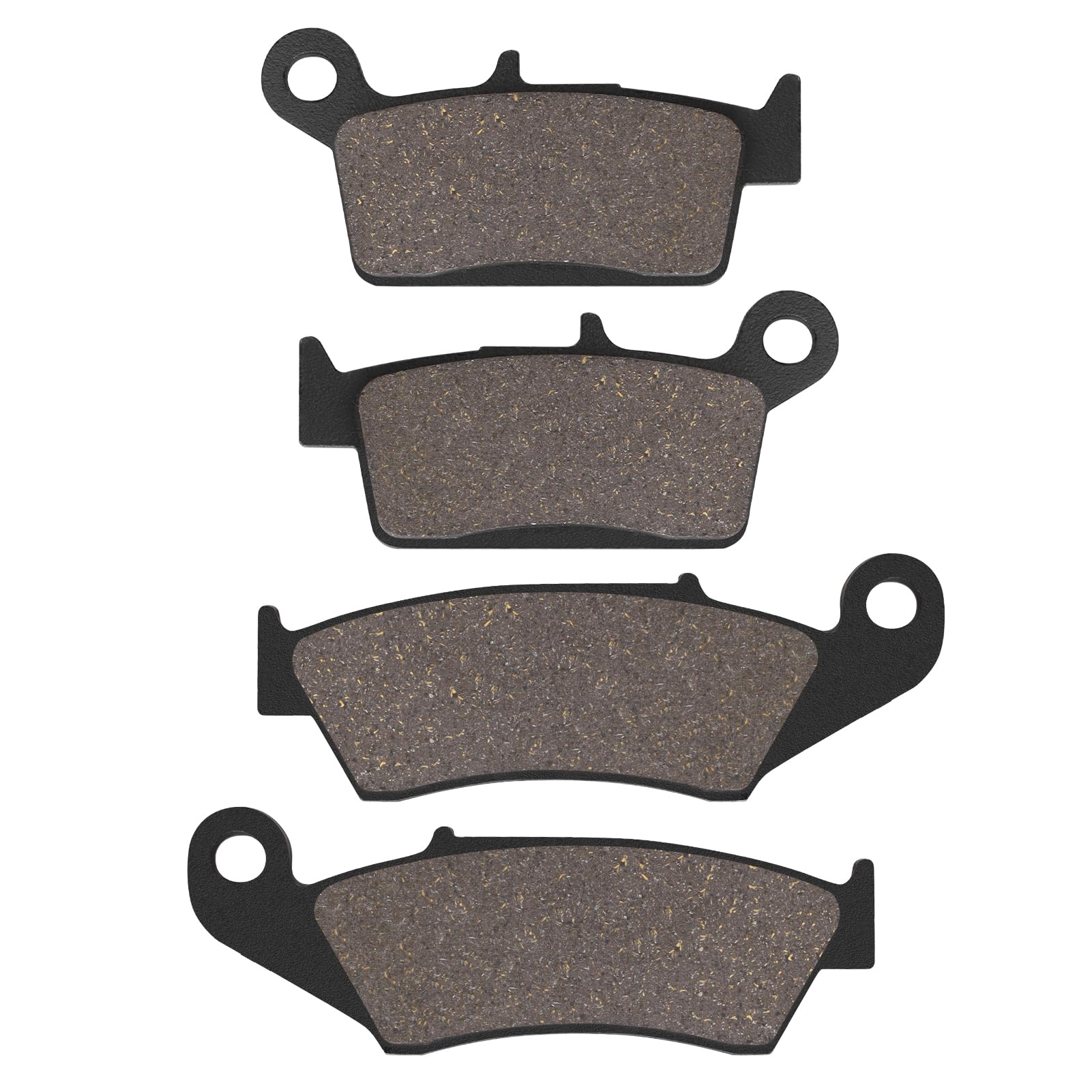 Cyleto Front and Rear Brake Pads for DRZ400 DR-Z 400 2000-2009 DR-Z400 SM DRZ400SM DR-Z 400SM 2005-2009 DR 125 2008-2012 RM125 1996-2012 RM 250 2009