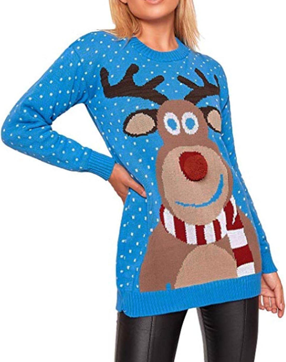 Weihnachtspullover Damen - Christmas Sweater Mit Festlichen Motiven