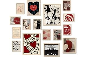 ANERZA 16 PCS Downtown Girl Room Decor, Y2k Wall Art Prints for Bedroom, Coquette Posters for Room Aesthetic, Wall Collage Kit Pictures for Living Room, Vintage Dorm Gallery Home Decor