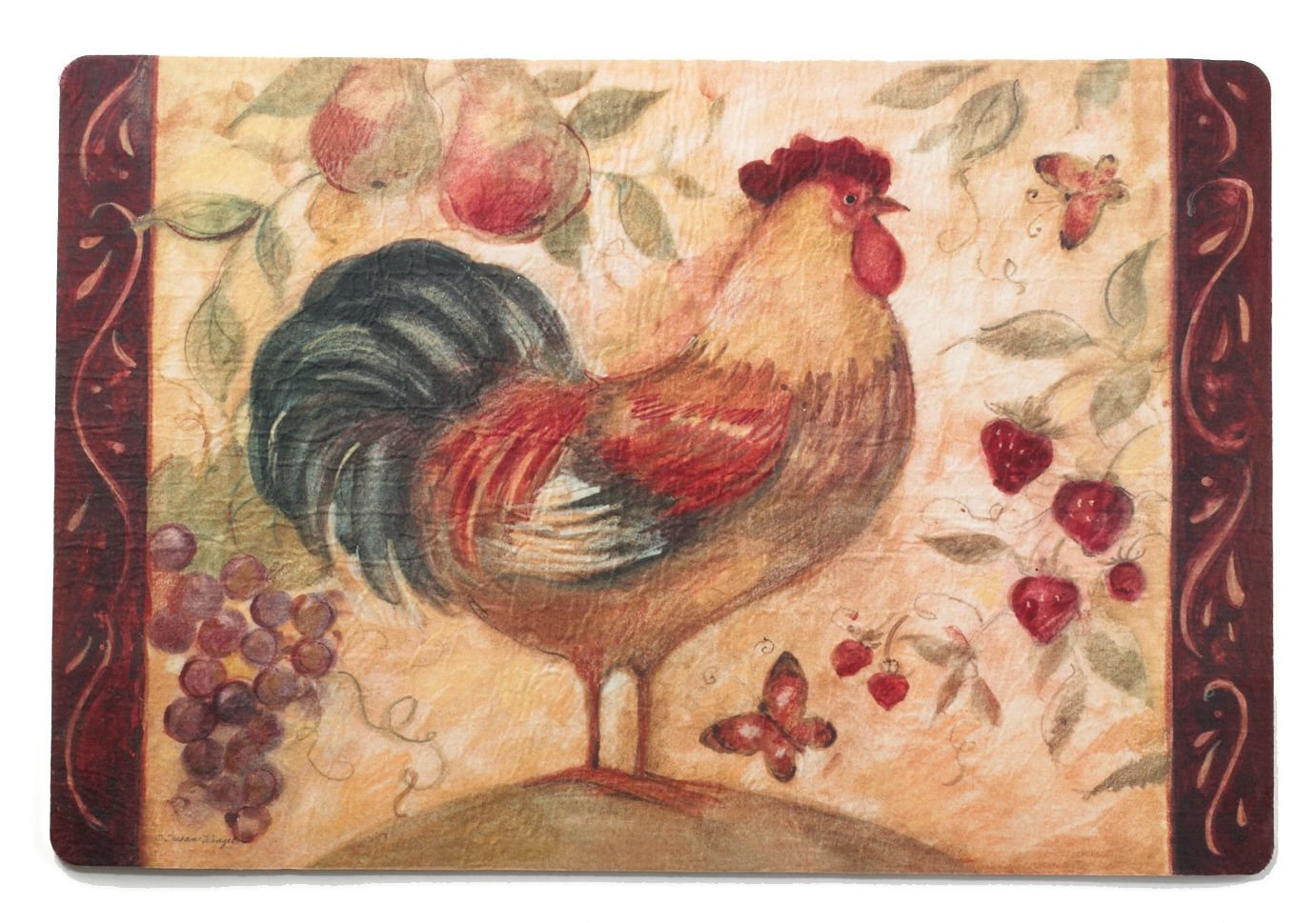 Tuscan Rooster Anti Fatigue Comfort Mat Doormat Amazon.co.uk Kitchen