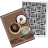 Hying Wood Grain Plastic Embossing Folders for Card Making, 3D Textured Stripes Embossing Folder DIY Craft Template Pigment Board Folders for Scrapbooking Photo Album Supplies