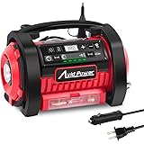 AVID POWER Tire Inflator Air Compressor, 12V DC / 110V AC Dual Power Tire Pump with Inflation and Deflation Modes, Dual Power