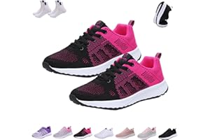 GENERIC Womens Orthopedic Bowling Shoes Ladies Bowling Shoes Breathable Lightweight Mesh Sneakers Arch Support Comfortable Soft Soles
