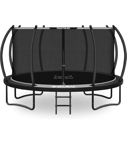 GYMAX – Trampoline De Fitness 120 Cm – Pliable, Silencieux, Charge 65 Kg – Enfants Et Adultes – Extérieur/jardin