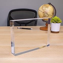 ExcelMark Blank Clear Acrylic Block